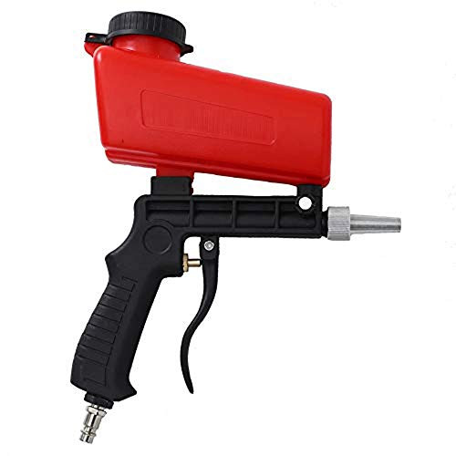 Sand blaster Gun Kit Gravity Blasting Tool Used for Most Sandblasting Projects To Remove Paint Stains Rust and  Clean Surfaces