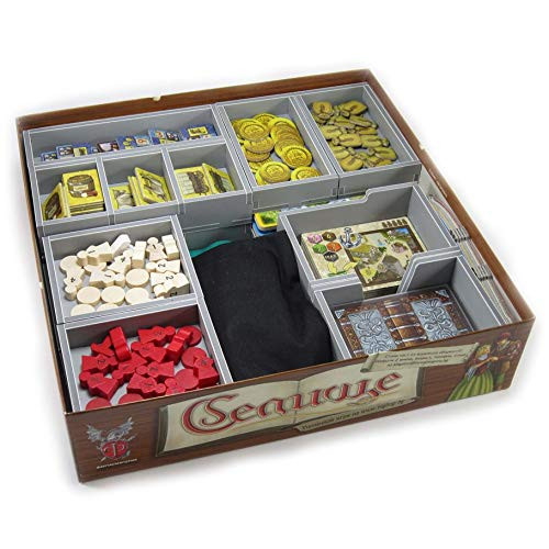 Folded Space Village and Expansions Board Game Box Inserts Organizer