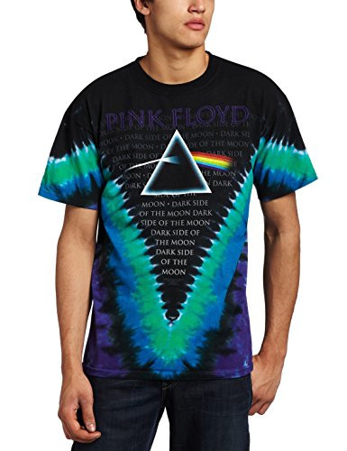 Liquid Blue Men's Pink Floyd Dark Side V-Dye T-Shirt  Multi  Medium