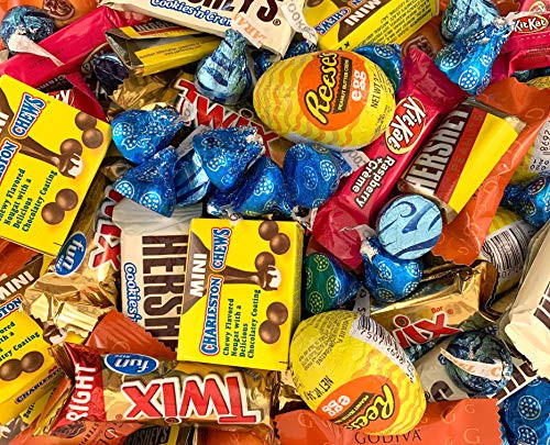 Easter Candy Bar Assortment - Reese's Eggs  KitKat  Kisses  and More  3 Pounds Bag