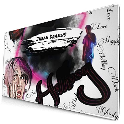 Mouse Mat Mouse Pad with Stitched Edge  Non-Slip Rubber Base Mousepad for Laptop Computer  and  Pc