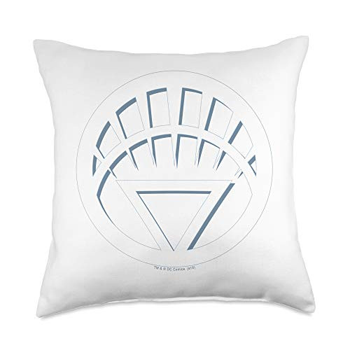 Green Lantern White Lantern Logo Throw Pillow  18x18  Multicolor