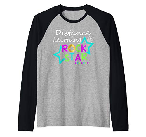 Virtual Pre-K Distance Remote Learning Back to School Raglan Baseball Tee
