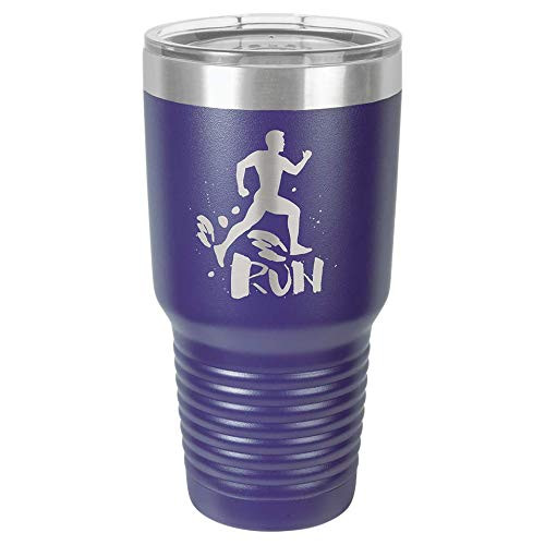 Custom Laser Engraved Polar Camel Tumbler  Purple  30oz