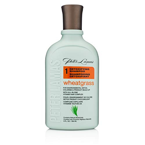 Peter Lamas Detoxifying Wheatgrass Shampoo Ultra Deep Cleaning Anti-Residue Shampoo Gentle Non-Irritating Clarifying Shampoo to Remove Hair Build-Up and Residue Unisex 9oz Peter Lamas Detoxifying Wheatgrass Shampoo Ultra Deep Cleaning Anti-Residue Shampoo Gentle Non-Irritating Clarifying Shampoo to Remove Hair Build-Up and Residue Unisex 9oz