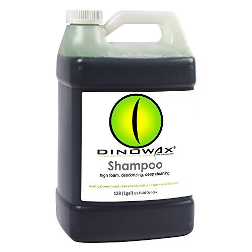 Dinowax Shampoo  High Foam Carpet Shampoo  Concentrate Cleaner with Odor Eliminating Power  Professional-Grade  128 Oz