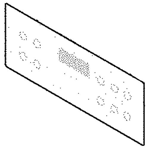 316419146 Range Control Panel Overlay Black Genuine Original Equipment Manufacturer OEM Part Black 316419146 Range Control Panel Overlay Black Genuine Original Equipment Manufacturer OEM Part Black