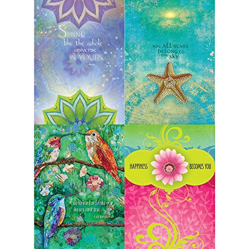 Tree-Free Greetings Vibrant Beauty Congratulations Card Assortment, 5 x 7 Inches, 8 Cards and Envelopes per Set (GA31481)