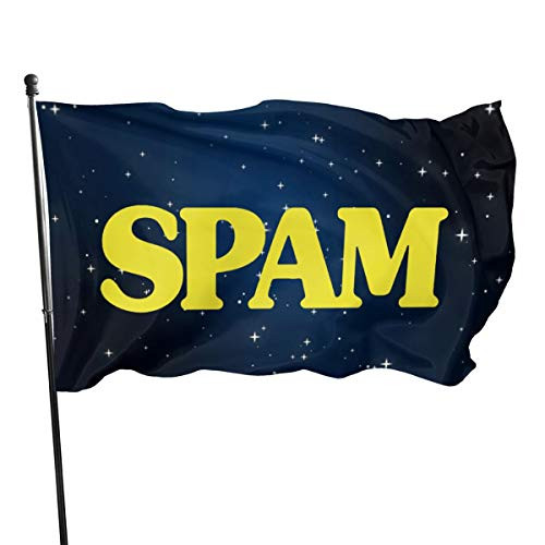 CHANGQUDD Spam 3x5 Ft American Flag Outdoor Banner Family Banner Garden Banner Black CHANGQUDD Spam 3x5 Ft American Flag Outdoor Banner Family Banner Garden Banner Black