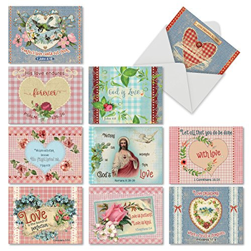 The Best Card Company Assortment of Blank Note Cards with Envelopes (Boxed Set), 'Holy Notes' Greeting Cards 4 x 5.12 inch for Christmas, Birthday, Baby Shower - NobleWorks M6625OCB The Best Card Company Assortment of Blank Note Cards with Envelopes (Boxed Set), 'Holy Notes' Greeting Cards 4 x 5.12 inch for Christmas, Birthday, Baby Shower - NobleWorks M6625OCB