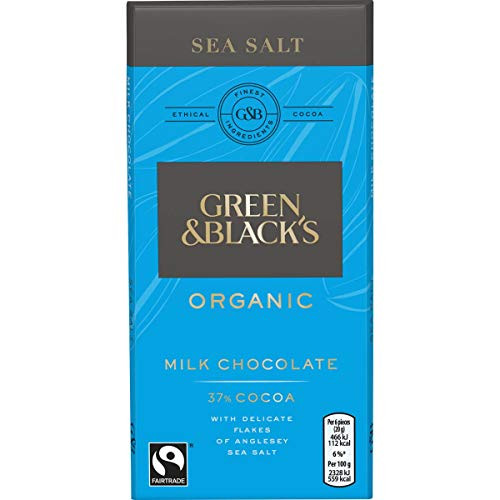 Green  and  Black's Green  and  Blacks Milk Sea Salt Chocolate 100G