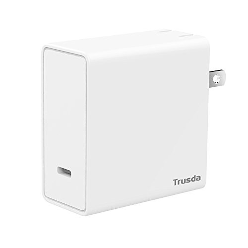 45W Wall Charger USB-C PD Power Adapter,Quick Charge 3.0 Charger for New MacBook/Pixelbook, Fast Charging iPhone 8/8 Plus/X, Samsung S8/S8+, Pixel/Pixel 2, Nintendo Switch, GoPro HERO5/6