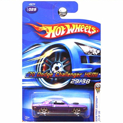 Hot Wheels '70 Purple Dodge Challenger Hemi 2006 First Edition 29 38 Hot Wheels '70 Purple Dodge Challenger Hemi 2006 First Edition 29 38
