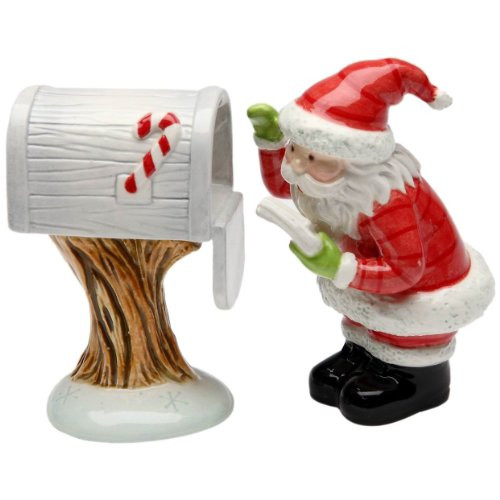 Appletree Design Mail for Santa Salt and Pepper Set  3-1 2-Inch