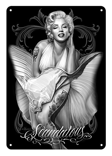David Gonzales Tin Art Sign - Scandalous
