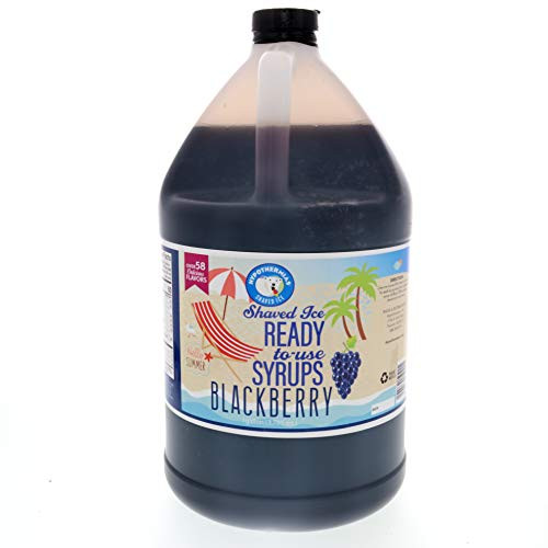 Black Cherry Ready to Use Hawaiian Shaved Ice or Snow Cone Syrup Gallon  128 Fl. Oz
