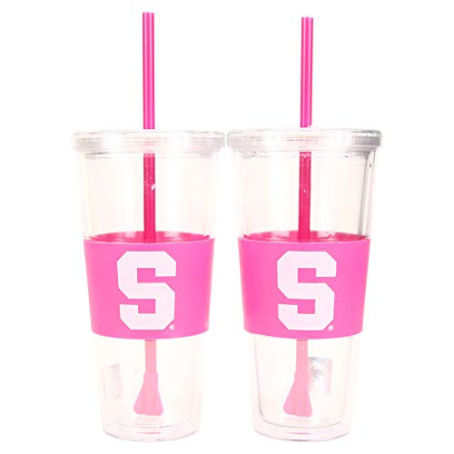 Boelter NCAA Pink Hype 22oz Large Tumbler with Straw 2-Pack  Syracuse Orange