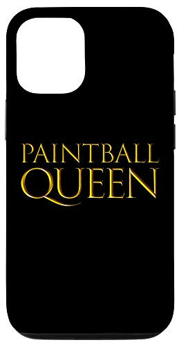 iPhone 12 12 Pro Paintball Queen - Best Paintballer Gift For Sister Girl Moms Case