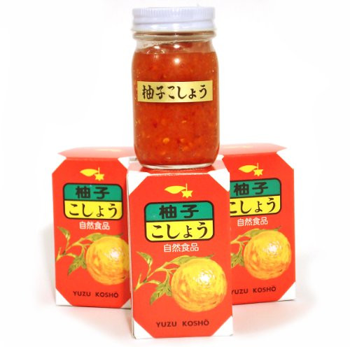 Yuzu Kosho  Spicy Japanese Yuzu Pepper Paste  Hot Sauce with Yuzu Citrus  Red  3 Pack