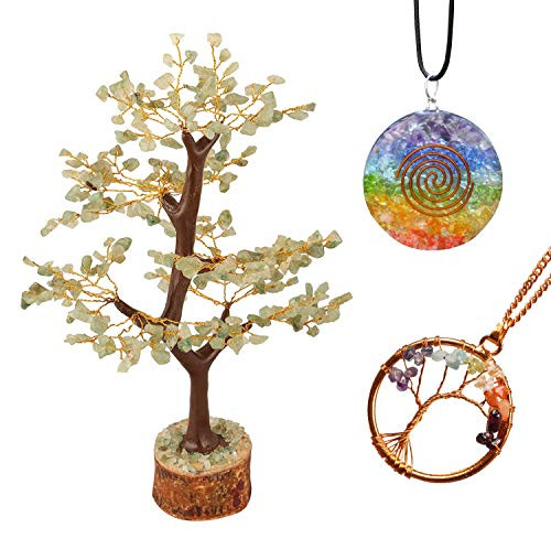 SUBSH Green Jade Stone Money Tree  Tree of Life  Energy Healing Stones  Feng Shui Bonsai  Reiki Crystal Healing  Good Luck  Chakra Tree  Spiritual  Crystal Gifts  Office Home Decor SUBSH Green Jade Stone Money Tree  Tree of Life  Energy Healing Stones  Feng Shui Bonsai  Reiki Crystal Healing  Good Luck  Chakra Tree  Spiritual  Crystal Gifts  Office Home Decor