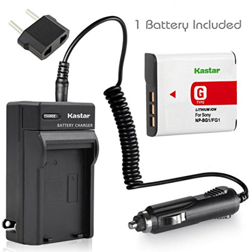 Kastar Battery (1-Pack) and Charger Kit for Sony NP-BG1, NP-FG1, NP-FG1, BC-CSG, BC-CSGE work with Sony Cyber-shot DSC-H3 DSC-H7 DSC-H9 DSC-H10 DSC-H20 DSC-H50 DSC-H55 DSC-H70 DSC-H90 DSC-HX5V DSC-HX7V DSC-HX9V DSC-HX10V DSC-HX20V DSC-HX30V DSC-N1 DSC-N2 DSC-T20 DSC-T100 DSC-W30 DSC-W35 DSC-W50 DSC-W55 DSC-W70 DSC-W80 DSC-W90 DSC-W100 DSC-W120 DSC-W130 DSC-W150 DSC-W170 DSC-W200 DSC-W210 DSC-W215 DSC-W220 DSC-W230 DSC-W270 DSC-W290 DSC-W300 DSC-WX1 DSC-WX10 Handycam HDR-GW77V Kastar Battery (1-Pack) and Charger Kit for Sony NP-BG1, NP-FG1, NP-FG1, BC-CSG, BC-CSGE work with Sony Cyber-shot DSC-H3 DSC-H7 DSC-H9 DSC-H10 DSC-H20 DSC-H50 DSC-H55 DSC-H70 DSC-H90 DSC-HX5V DSC-HX7V DSC-HX9V DSC-HX10V DSC-HX20V DSC-HX30V DSC-N1 DSC-N2 DSC-T20 DSC-T100 DSC-W30 DSC-W35 DSC-W50 DSC-W55 DSC-W70 DSC-W80 DSC-W90 DSC-W100 DSC-W120 DSC-W130 DSC-W150 DSC-W170 DSC-W200 DSC-W210 DSC-W215 DSC-W220 DSC-W230 DSC-W270 DSC-W290 DSC-W300 DSC-WX1 DSC-WX10 Handycam HDR-GW77V