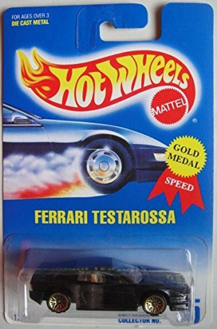 HOT WHEELS BLACK ALL SMALL WHEELS FERRARI TESTAROSSA 35 HOT WHEELS BLACK ALL SMALL WHEELS FERRARI TESTAROSSA 35