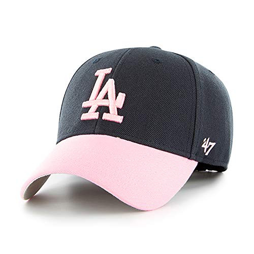 47 Brand Los Angeles LA Dodgers MVP Hat Cap Navy Pink 47 Brand Los Angeles LA Dodgers MVP Hat Cap Navy Pink