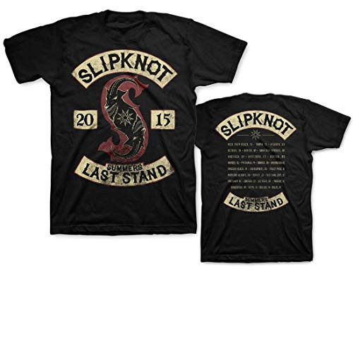 Slipknot Patched Up World Tour T-Shirt Black X-Large