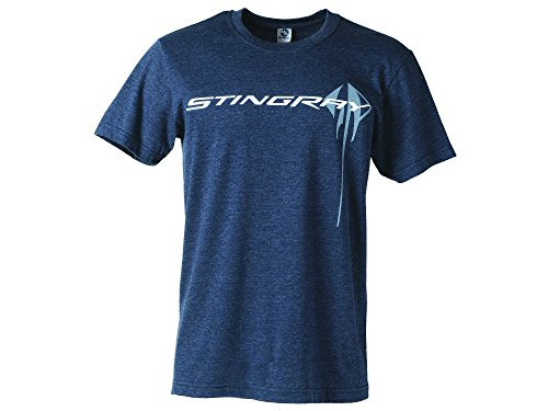 Corvette C7 Stingray Chest Logo T-Shirt XX-Large Blue