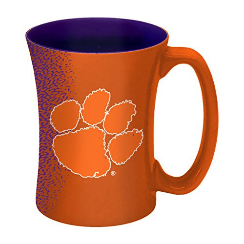NCAA Clemson Tigers Mocha Mug  14-ounce  Orange