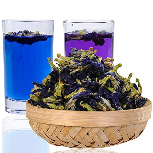 250 Grams 8.8 Oz Naturally Produced Blue Butterfly Pea Flowers Organic Dried Butterfly Pea Flower Clitoria Ternatea Herbs Herbal Healthy Tea Drink Recipes Food Coloring Antioxidants Aging Wrinkles 250 Grams 8.8 Oz Naturally Produced Blue Butterfly Pea Flowers Organic Dried Butterfly Pea Flower Clitoria Ternatea Herbs Herbal Healthy Tea Drink Recipes Food Coloring Antioxidants Aging Wrinkles