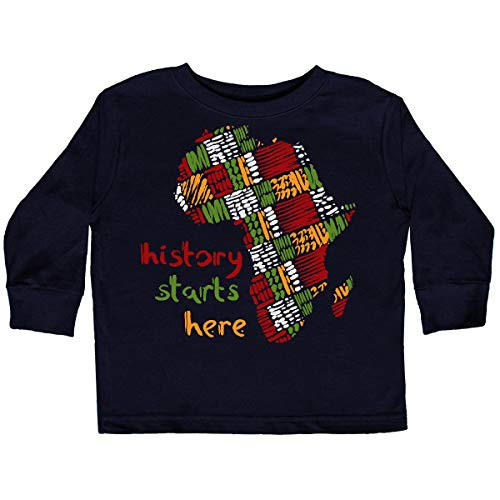inktastic Black History Month History Toddler Long Sleeve T-Shirt 3T Black 3a344