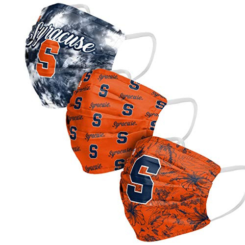 FOCO Syracuse Orange NCAA Womens Matchday Face Cover - 3 Pack
