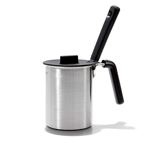 OXO Good Grips Basting Pot and Brush Set  4.107 x 9.625 x 12.5  Grey