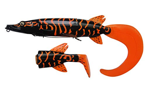 Savage Gear US-SG Hybrid Pike 10" 4 1 2oz S BOP-Black Orange Pike