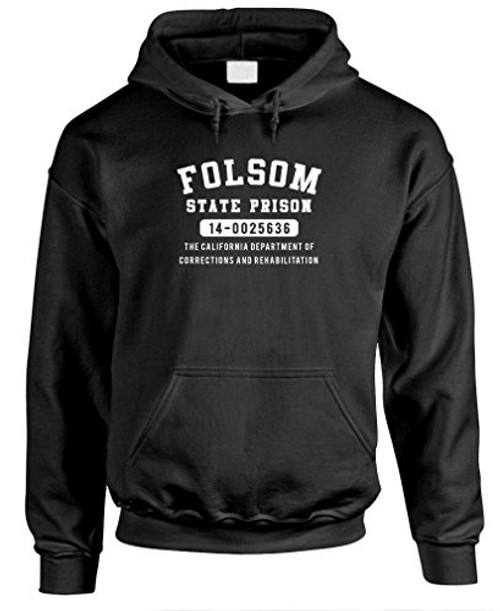 Folsom State Prison Blues - Outlaw music - Mens Pullover Hoodie XL Black Folsom State Prison Blues - Outlaw music - Mens Pullover Hoodie XL Black