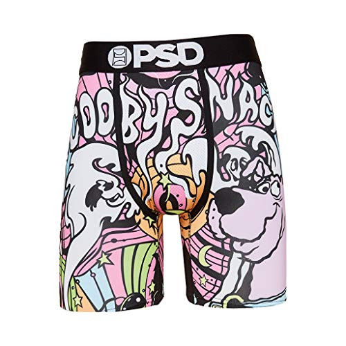 Men's Boxer Brief  Purple Scooby DOO Blazin  M