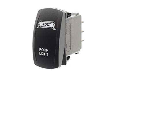 XTC Power Products UTV SxS Rocker Switch  Roof Light Bar with Amber Amber LED's