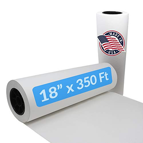Reli. White Butcher Paper Roll  18 Inch x 350 Feet Bulk  Made in USA  Unwaxed  White Butcher Paper for Smoking Meat  Food Grade Kraft Butcher Paper for BBQ  Meat Smoking Meat Wrapping