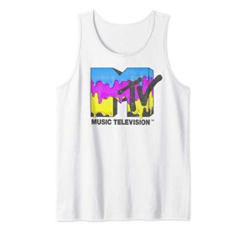 MTV Music Television Paint Drip Logo Tank Top