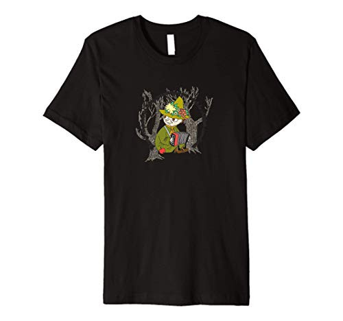 The Moomins Snufkin with Accordion Premium T-Shirt