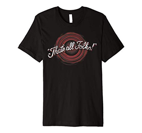 Looney Tunes That's All Folks Paint Premium T-Shirt