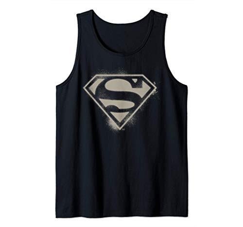 DC Comics Superman Spray Paint Logo Tank Top