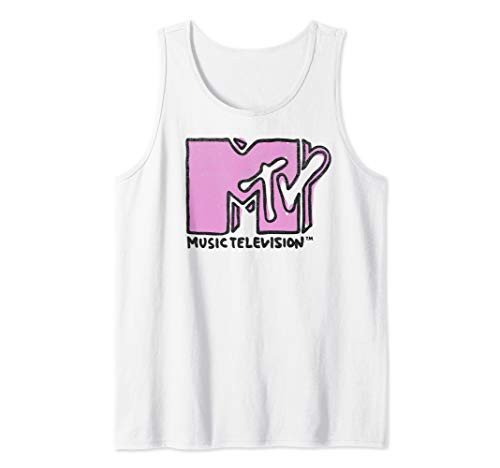 MTV Finger Paint Logo Tank Top