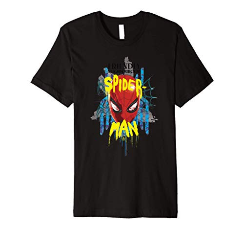 Marvel Spider-Man  Far From Home Paint Premium T-Shirt