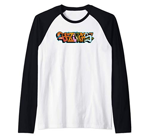 Kings Connect  Graffiti Paint  Urban Street Art Raglan Baseball Tee