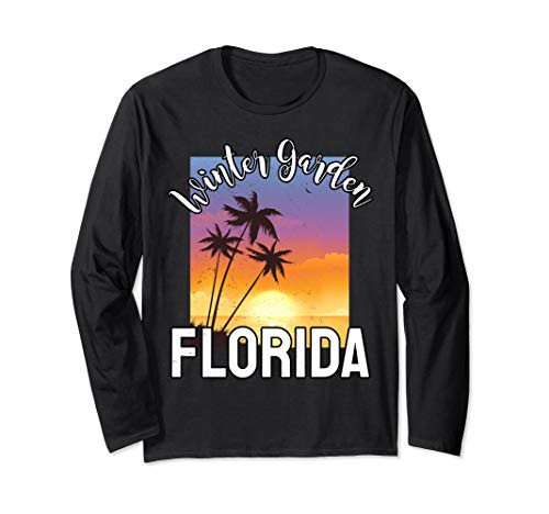 Winter Garden Florida Vacation Beach Family Group Gift Long Sleeve T-Shirt
