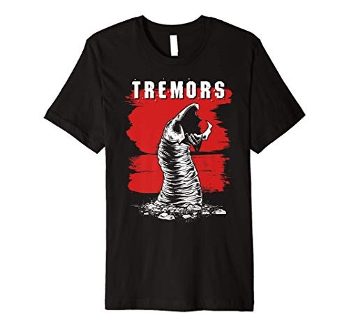 Tremors Graboid Paint Smear Portrait Logo Premium T-Shirt