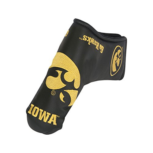 Team Effort Iowa Hawkeyes Black Blade Putter Cover
