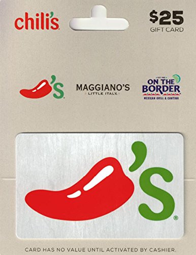 Chili's Grill  and  Bar   On The Border and Maggiano's Little Italy Gift Card 25